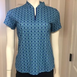 Bermuda Sands Golf/Tennis/Athletic Zip Polo, NWT!